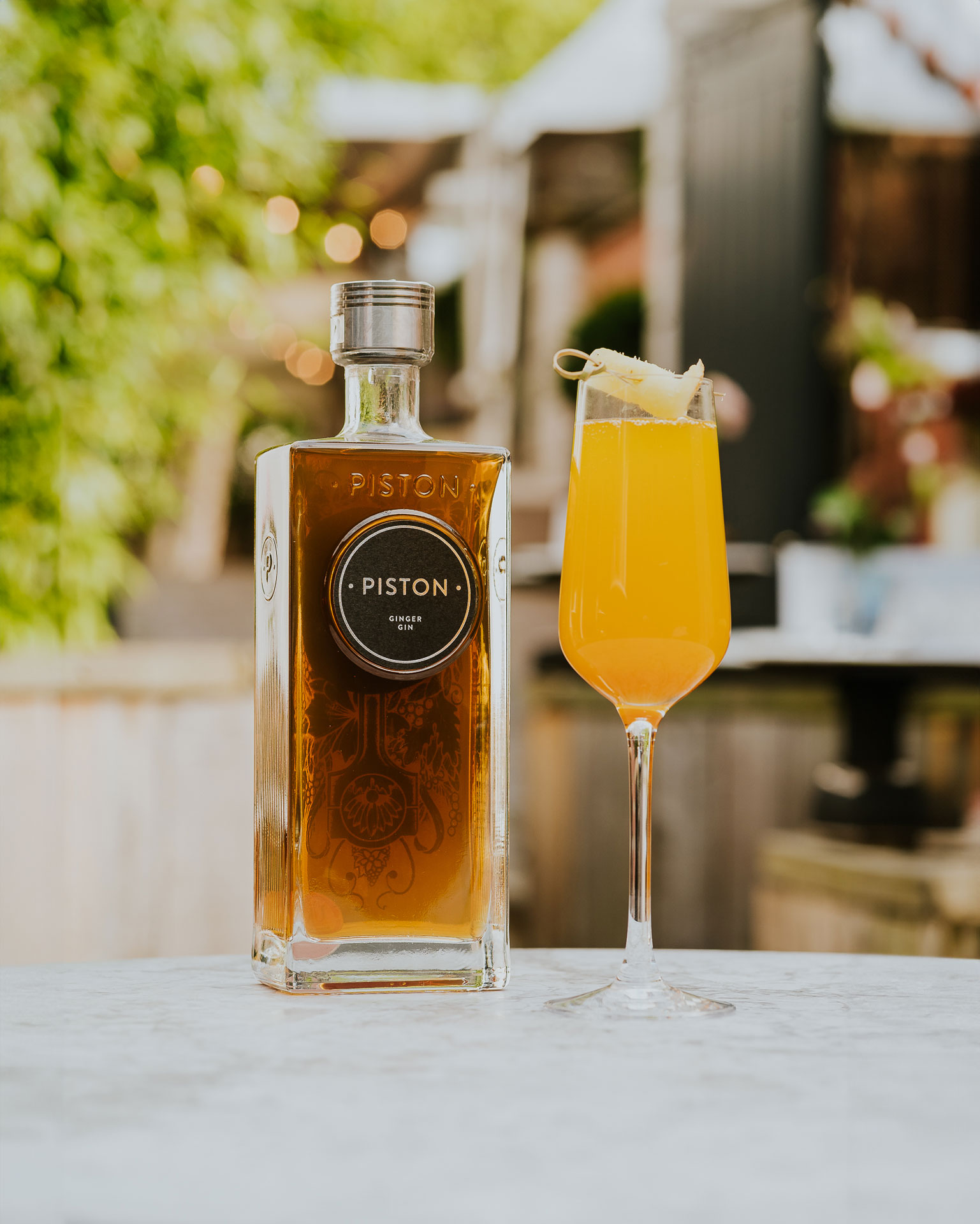 Peach & Ginger Bellini